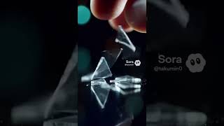 Crushing Virtual Glass with Fingers | ASMR (Not Real)