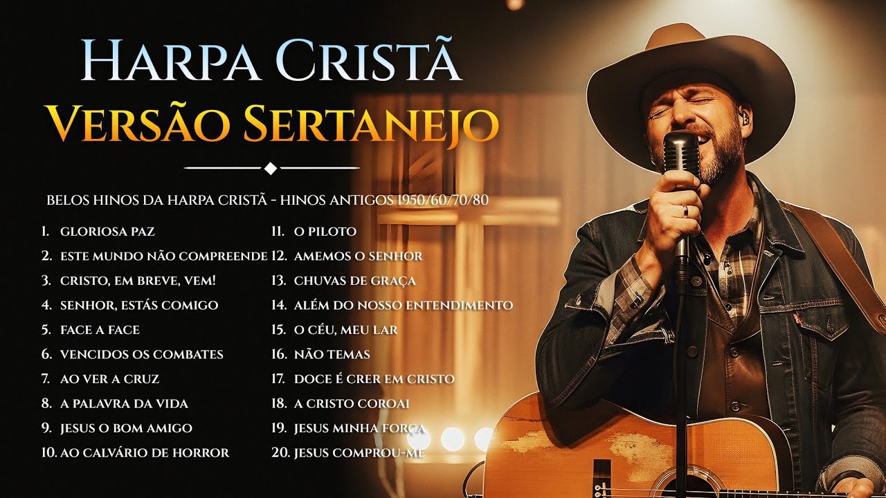 IMPACTANTE! | 1 Hora de Hinos da Harpa Cristã | Versão Sertanejo 🙏🤠
