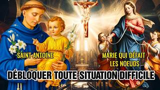MARIE QUI DÉFAIT LES NOEUDS ET SAINT ANTOINE 🙏🏻 Écoutez Cette Prière Une Recevez Votre Miracle