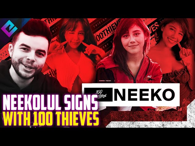 neekolul •ᴗ• on X: Joined @100Thieves !! 💯🎉😄🥳🤍