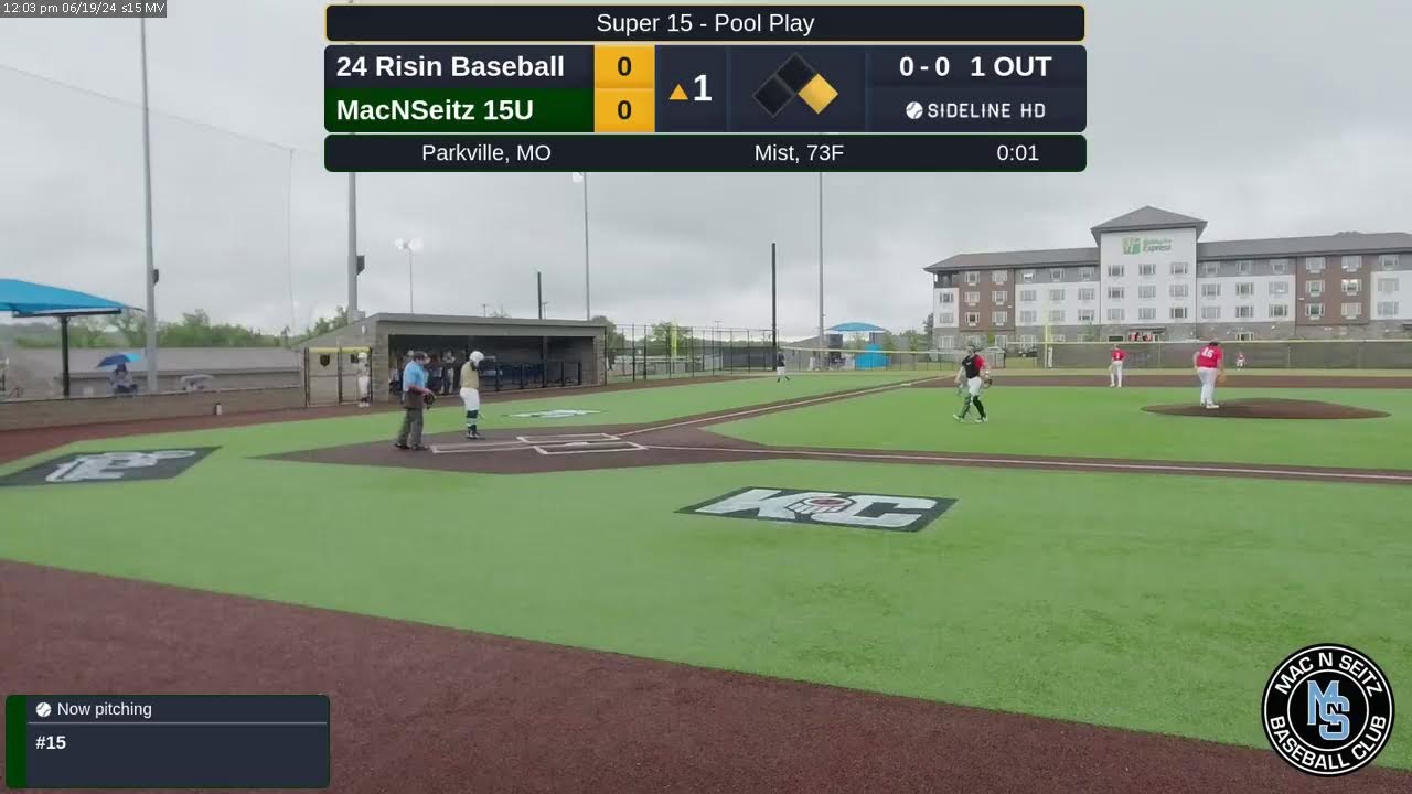MacNSeitz 15U vs. 24 Risin Baseball (2024.06.19)