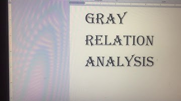 Gray relation analysis (GRG), multi objective optimization