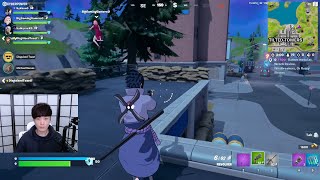 Sykkuno Plays Fortnite with Michael Reeves , Toast and Valkyrae