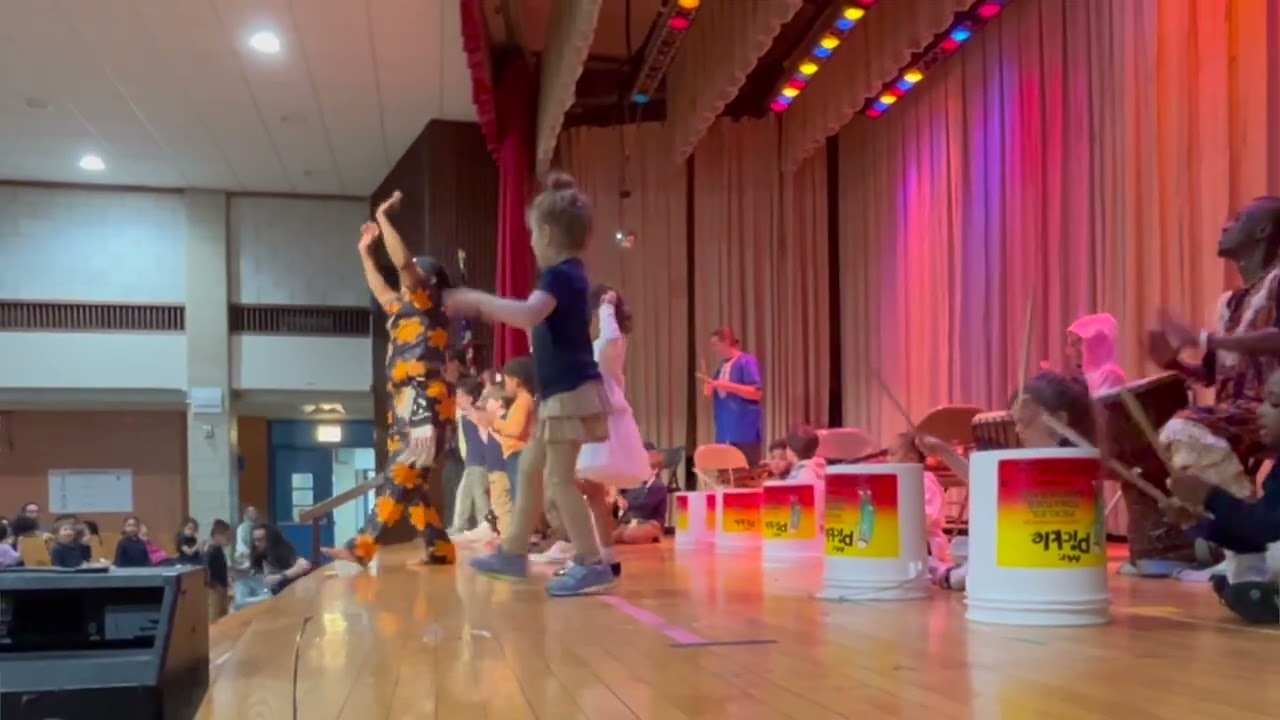 School assembly with Feraba