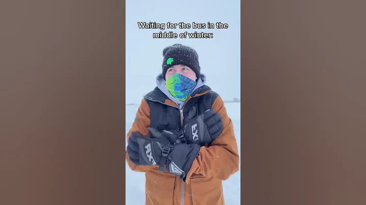 When Your Waiting For The Bus In The Middle Of Win...