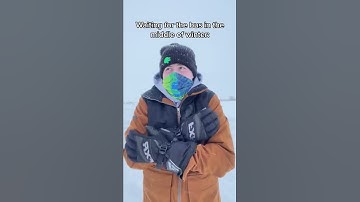 Thumbnail of When Your Waiting For The Bus In The Middle Of Winter #Shorts