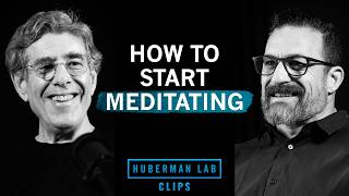 Best Way To Start Meditating Dr. Richard Davidson & Dr. Andrew Huberman