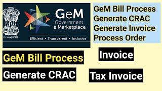 GeM Bill Process | GeM Bill Generation | How to Process Bill in Gem | Process order | Gem Invoice