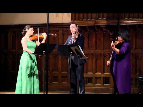 Kodaly: Serenade for Two Violins and Viola, Mvt I - ChamberFest Cleveland (2014)