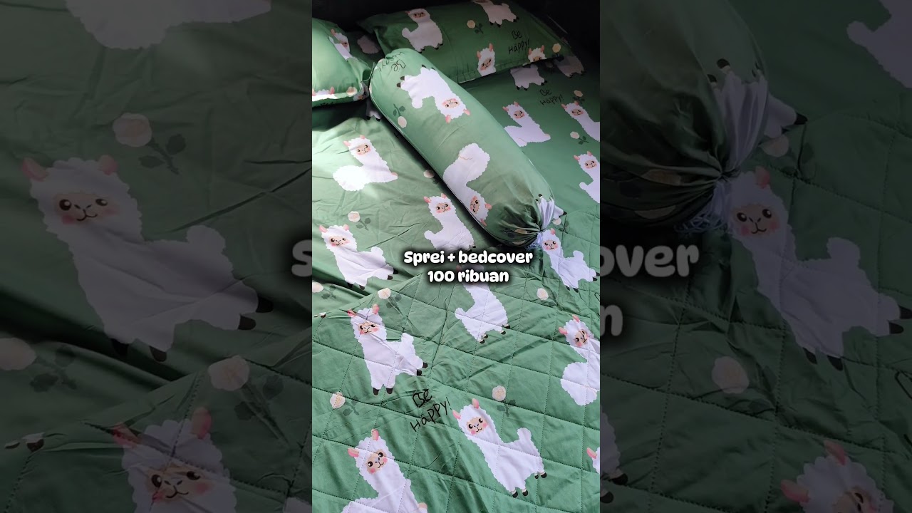 Set bedcover murah cuman 100 ribuan tiktok @homestuffid 