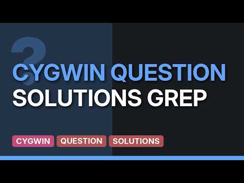 grep output in Cygwin