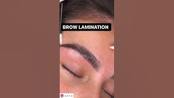 BROW LAMINATION #gowiththeglow #browgoals #eyelashperm #ruksharfatmaali #beauty #brows #lashlift