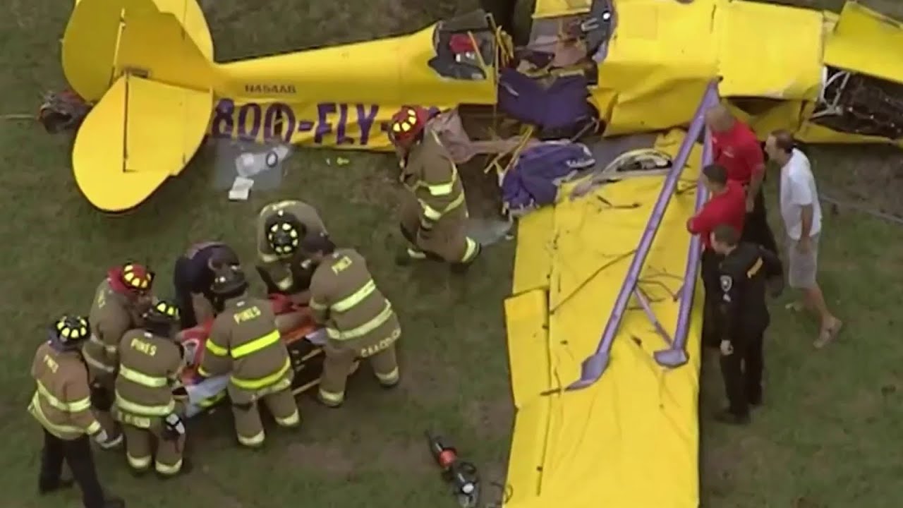 Family IDENTIFIES Hospitalized Pilot in Small Plane Crash at North ...