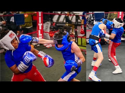 11 Y/O Boxer w/ FLOYD MAYWEATHER Potential/Talent: King Jr. Full SPARRING Highlight Reel