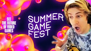 ⁣NEW GAME REVEALS! xQc Reacts to SUMMER GAME FEST 2022