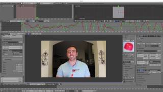 Motion Tracking with Video Overlays in Blender 3D Test