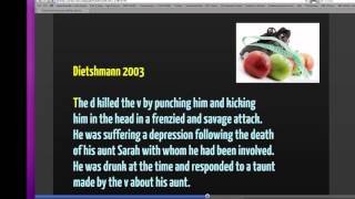Diminshed Responsibility & Intoxication 2