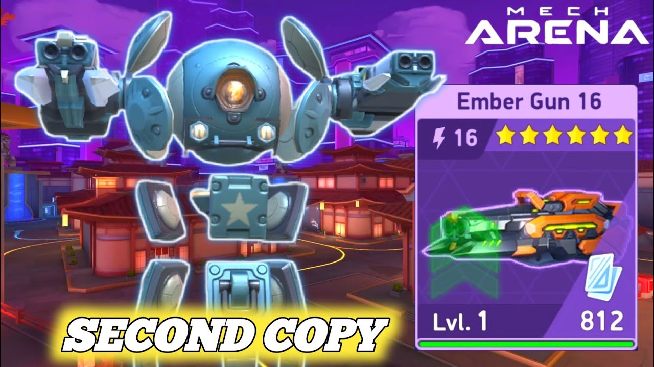 Finally Ember Gun 16 Upgrade Second Copy | Surge and Ember Gun Gameplay - Mech Arena 