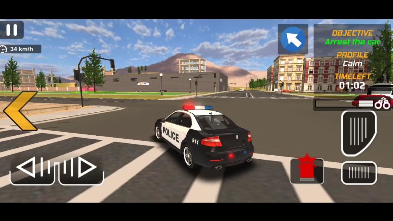 police car chase crop simulator🔥🔥🔥