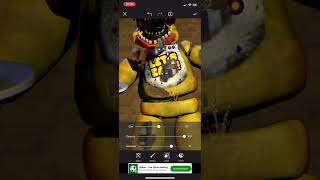 Making Withered Unwithered Chica #shorts #fnaf #fnaf0