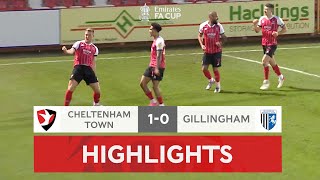 Early Pollock Strike Sends Robins Through | Cheltenham Town 1-0 Gillingham | Emirates FA Cup 2021-22