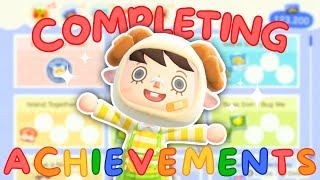 Completing every NOOK MILE achievement in ACNH - part 1