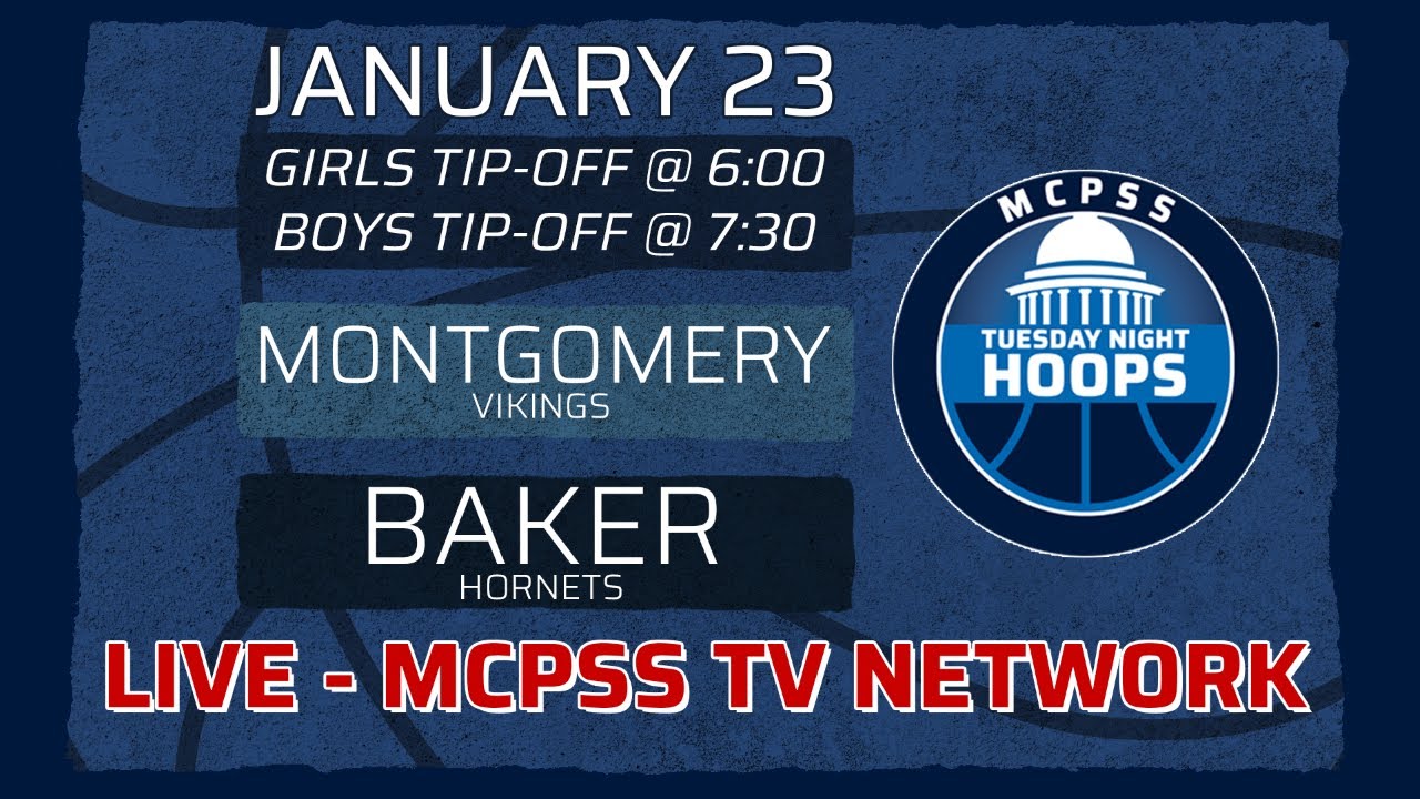 MGM vs Baker MCPSS Basketball Tuesday Night Hoops 1/23/2024 YouTube