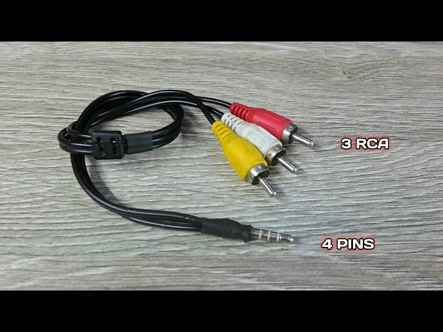 DIY 3 RCA Cable to 3.5-mm Audio Jack class=