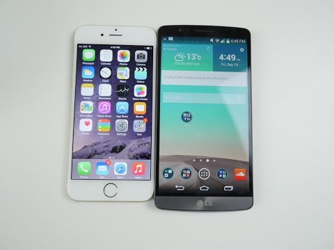iPhone 6 बनाम LG G3 तुलना और स्पीड टेस्ट