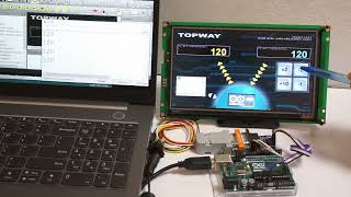 TOPWAY Smart LCD R/W w Arduino UNO software serial screenshot 1