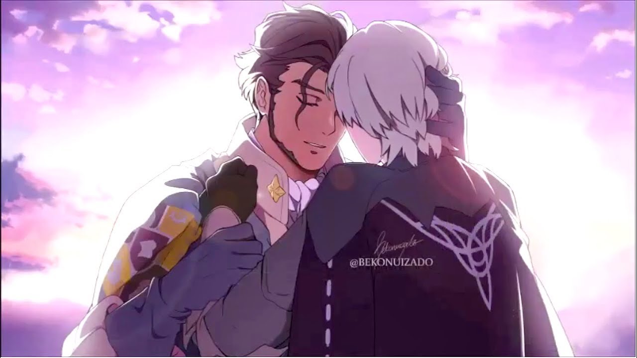 Fire Emblem Three Houses - Male Byleth and Claude (S Rank Support) - YouTub...