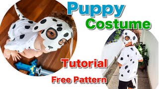 How to make a Dog Costume/DIY Puppy Costume and Mask/