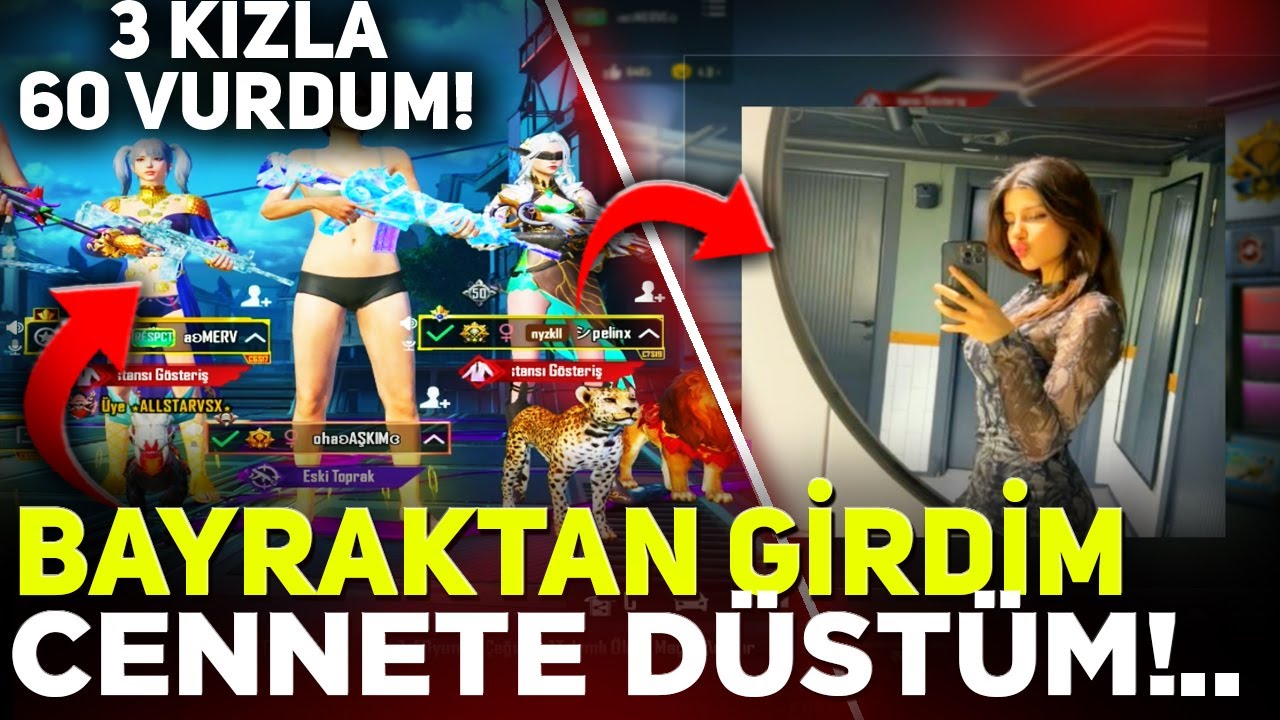 BAYRAKTAN 3 KIZ DENK GELDİ😲, 60 VURDUK! BÖYLE BİR TAKIM MİLYONDA BİR GELİR!🔥