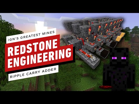 Build a ripple carry adder in minecraft (ft. Wildengineering)