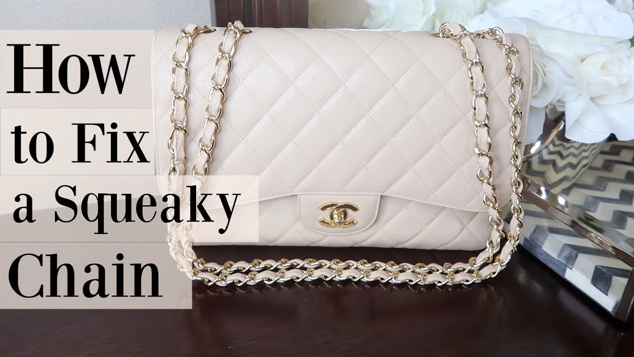 How To Fix a Squeaky Chain on Chanel Handbag😃 YouTube