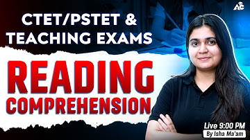 PSTET/CTET & All teaching Exams | Reading Comprehension | By Isha Ma’am