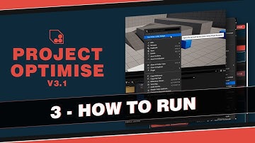 PROJECT OPTIMISE - 03 How To Run (Unreal Engine 5 Tool)
