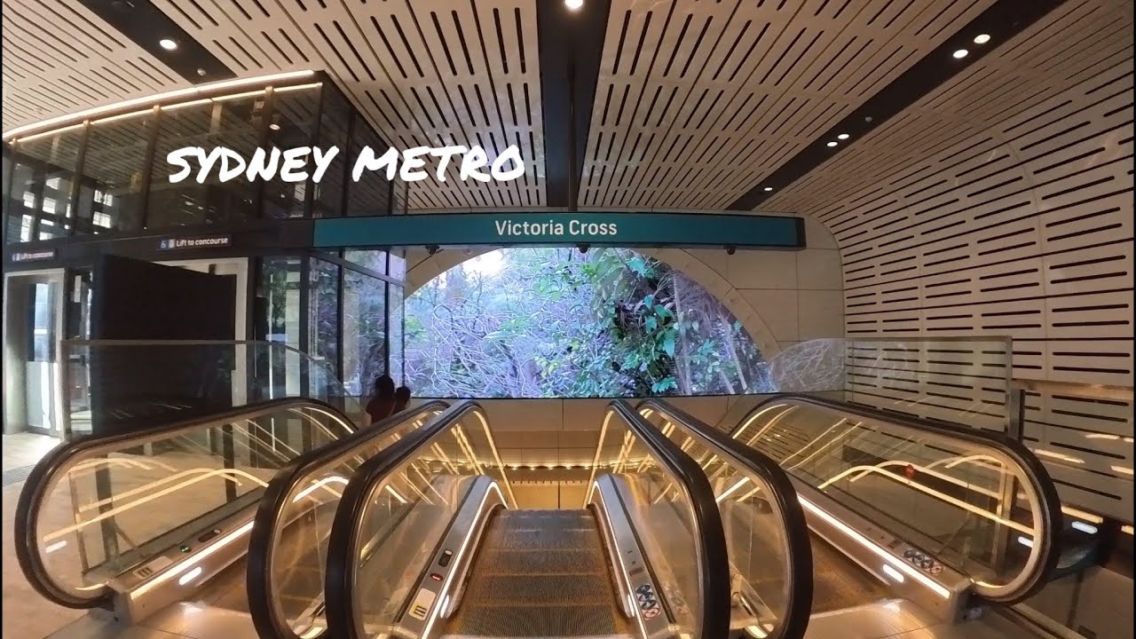 New SYDNEY METRO / VICTORIA CROSS station #sydneymetro #australia # ...