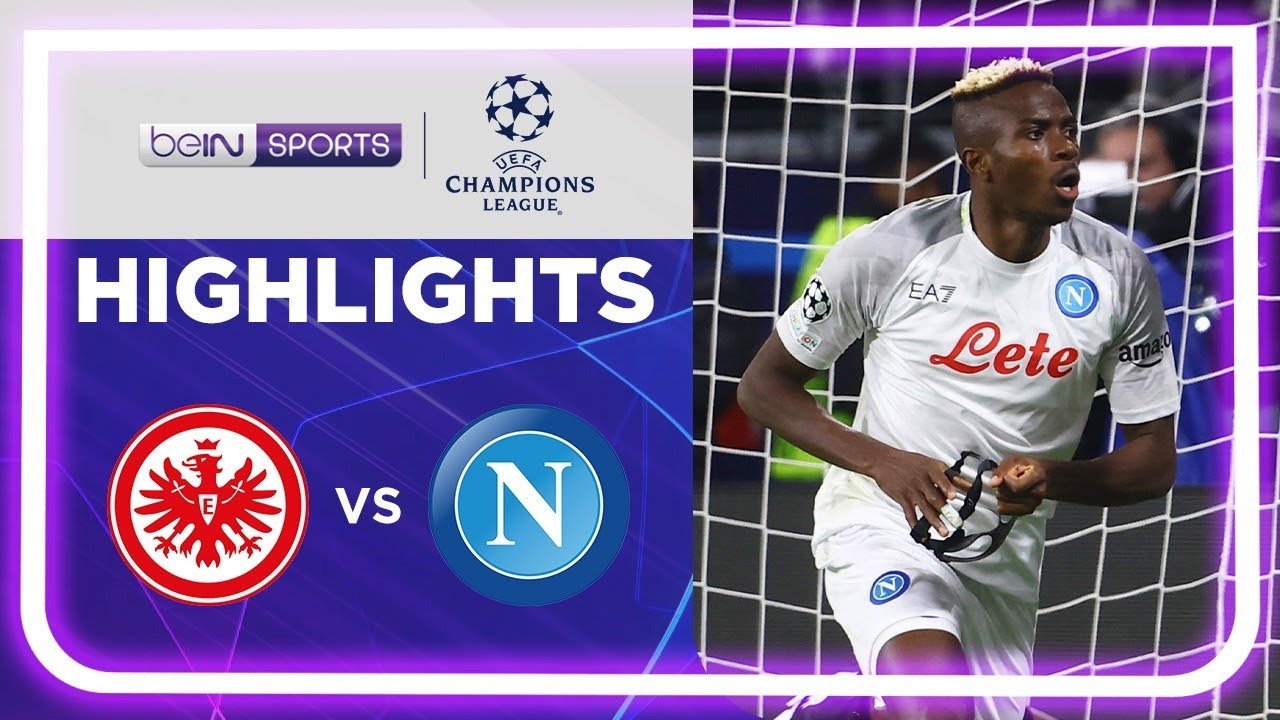 ⁣ទស្សនាការប្រកួតហាយឡាយរវាង Eintracht Frankfurt vs Napoli | Champions League 22/23 Match Highlights