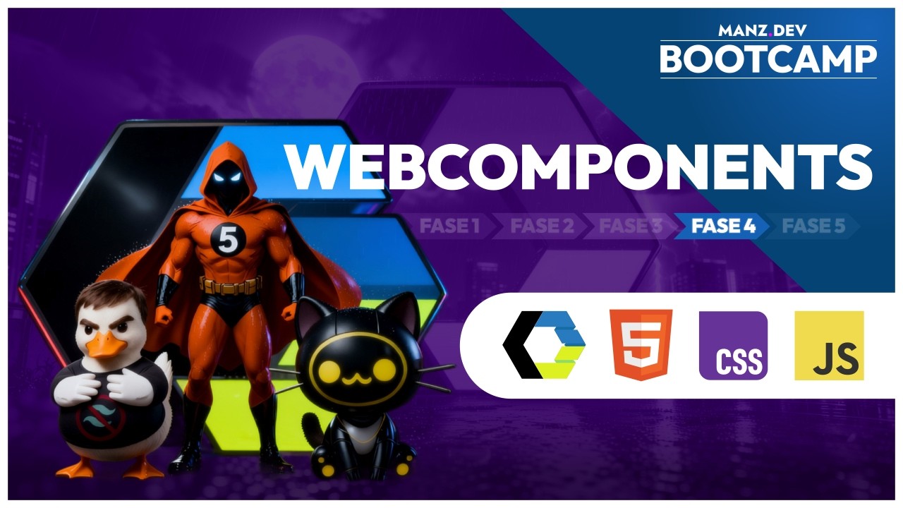 Día 15 📘 WebComponents - BOOTCAMP gratuito Desarrollo web ManzDev 2026 ...