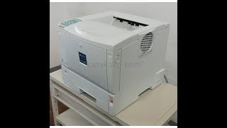 [中古]モノクロレーザープリンター IPSiO NX96e ”A4サイズ対応” リコー(RICOH)製 動作確認動画1572739000016290001