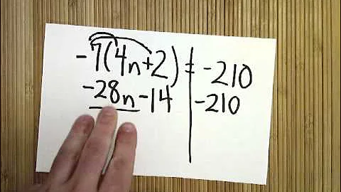 Solving Multi-Step Equations with Distributive Property