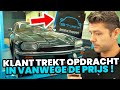 Klant trekt opdracht in vanwege de prijs !