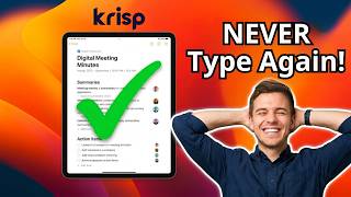 AI meeting notes taker with Krisp ai (Zero Typing)