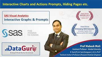 Actions and Prompts using SAS VA using Report Builder | Practice Session #5 | SAS VA Training