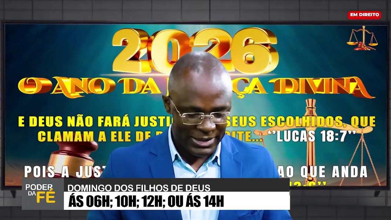 🇦🇴🇧🇷🇨🇻🇲🇿🇸🇹🇵🇹🇹🇱🇬🇼🇹🇱 PROGRAMA PODER DA FÉ - 27/02/2026