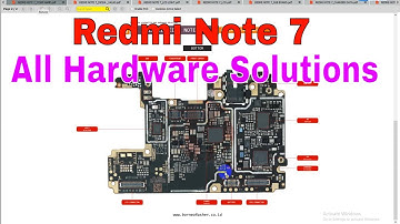 Xiaomi Redmi Note 7 All Hardware Solutions | Redmi Note 7 Display Light, Charging, Diagram Ways