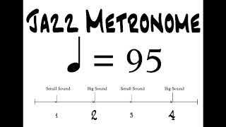 Jazz 2 & 4 Metronome BPM 95