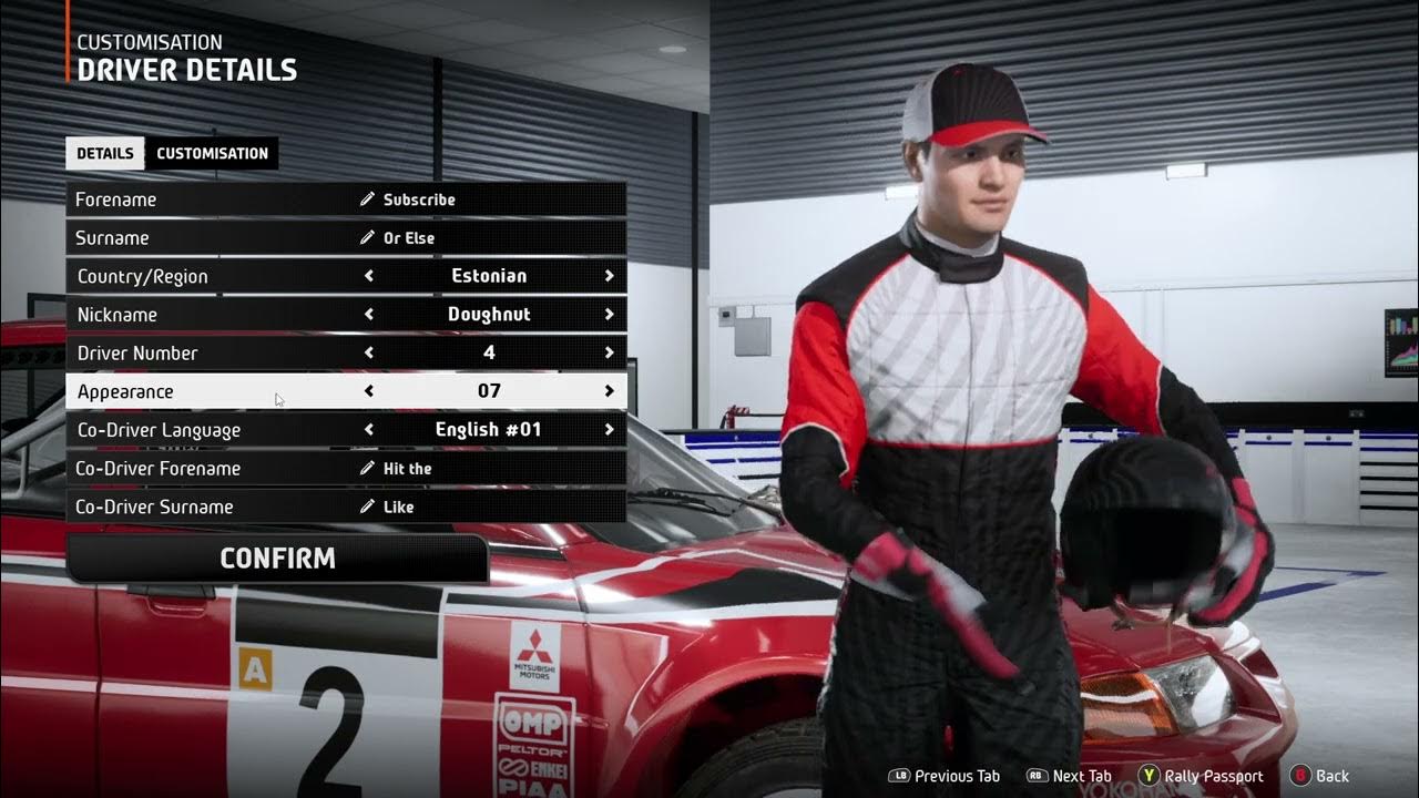 How to Change Driver's Appearance in EA Sports WRC? YouTube