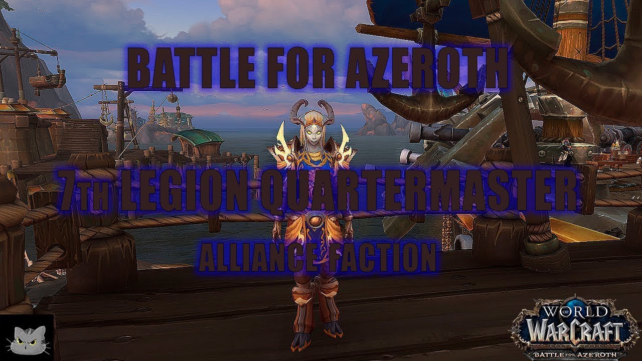 7th Legion Quartermaster  |  World of Warcraft: Battle for Azeroth | No Commentary